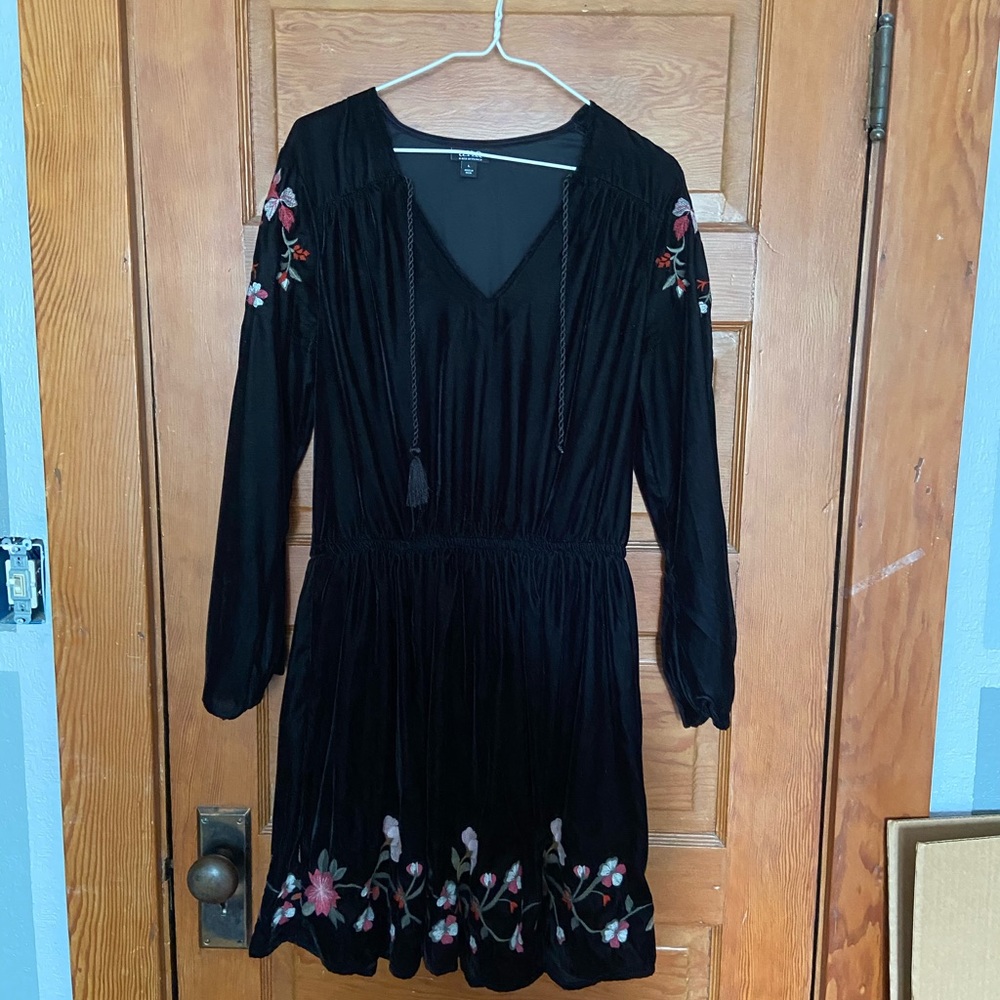 Black Floral Dress